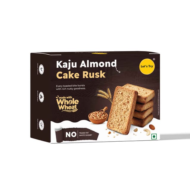Let'S Try Almond Kaju Cake Rusk
