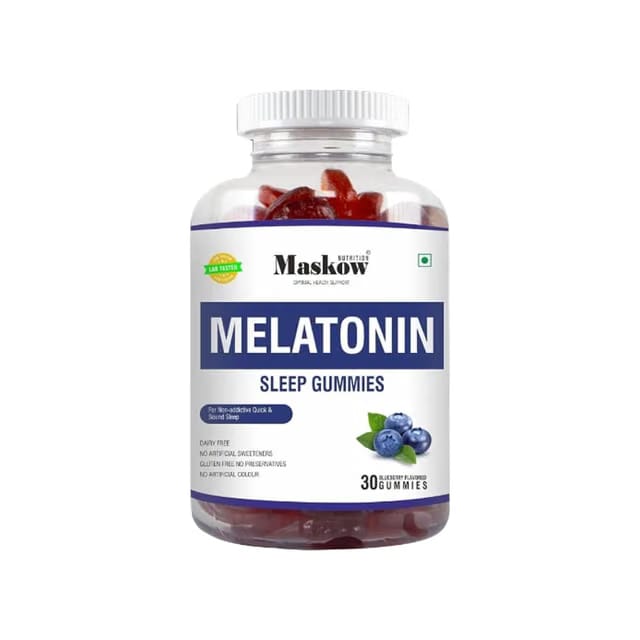 Maskow Nutrition Melatonin Sleep Gummies (Blueberry)
