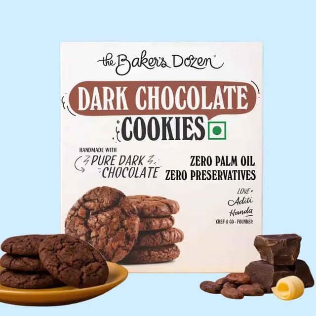The Baker's Dozen Dark Chocolate Cookies