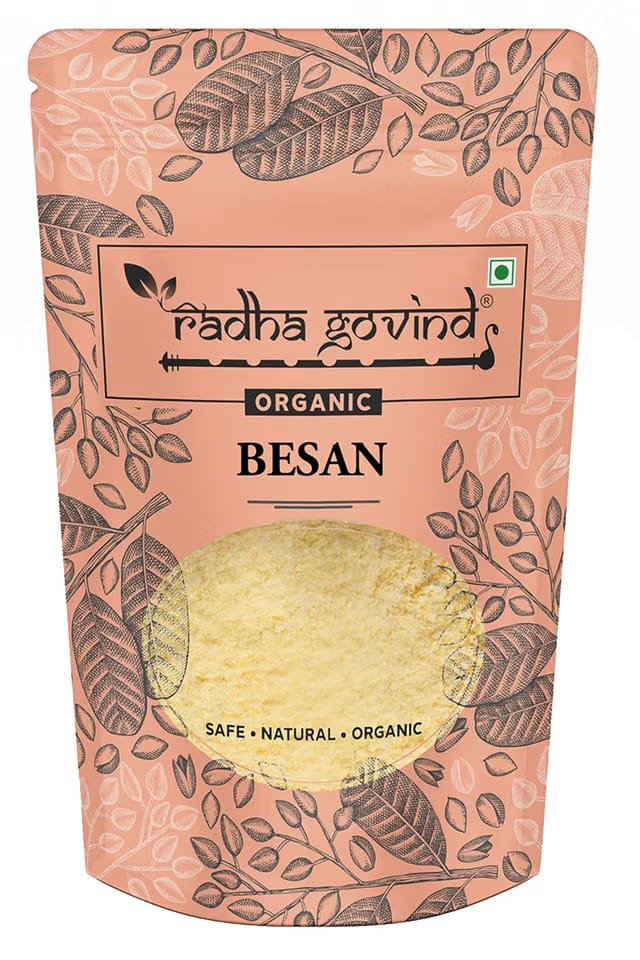 Radha Govind Organic Besan [100% fine Gram Flour]