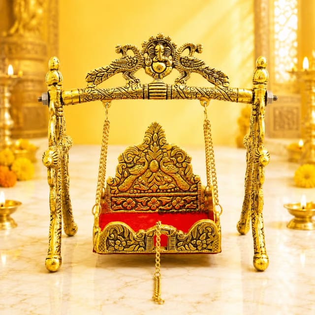 NEO Classic Brass Laddu Gopal Jhula
