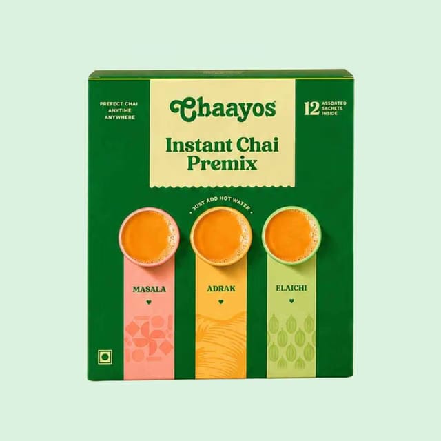 Chaayos Instant Tea Premix Combo / Masala + Elaichi + Ginger