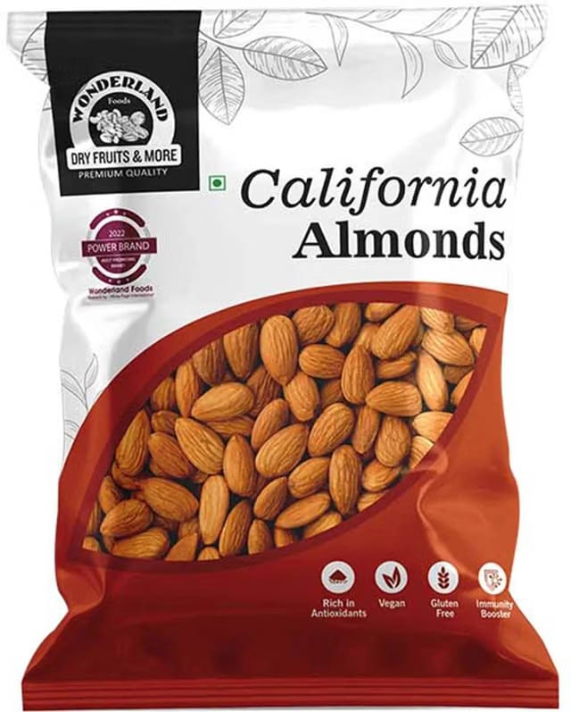 WONDERLAND Raw-California-Almond-100g Almonds