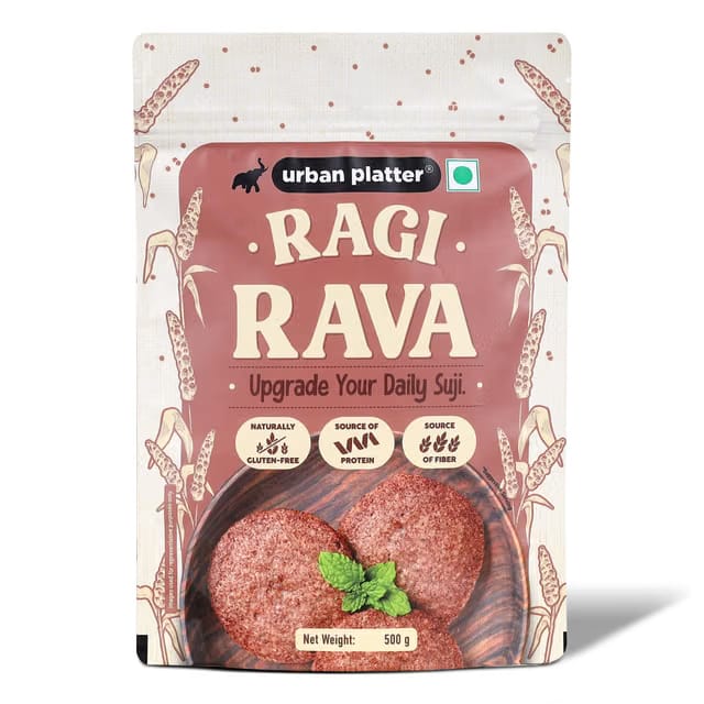 Urban Platter Ragi Rava, 500g (Naturally Gluten-free