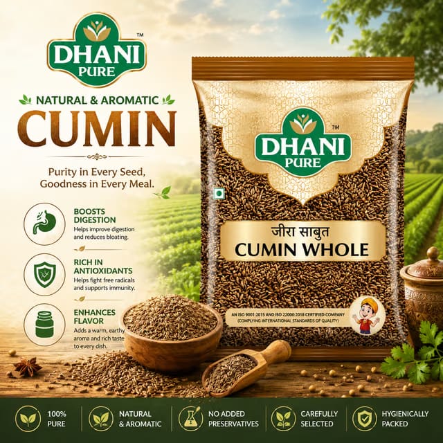 Dhani Pure Cumin Seeds / Jeera Seeds