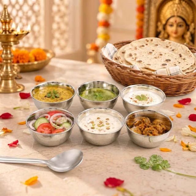 Stainless Steel Katori Set of 6