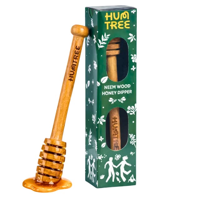 Neem Wood Honey Spoon, Dipper 6 Inch