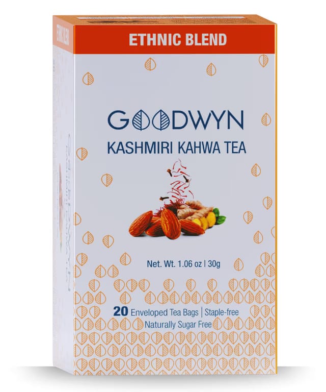 Goodwyn Kashmiri Kahwa Green Tea (20 Tea Bags)