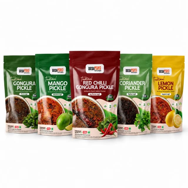 Brahmana Kitchen Pickle Combo 3