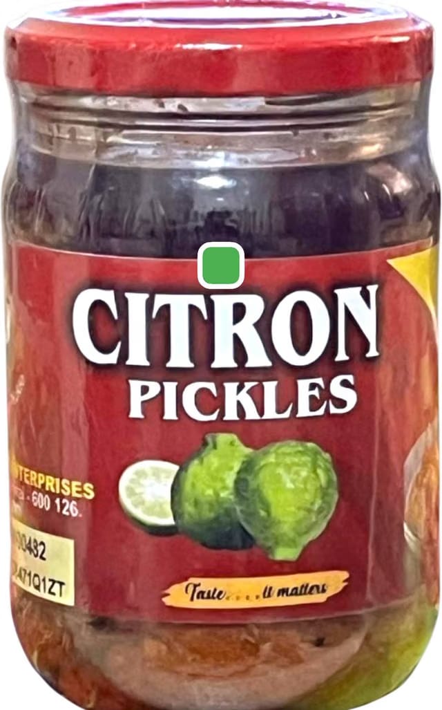 C & J Premium Citron/NARTHANGAI Pickle Traditional Flavor Handcrafted Quality Citron Pickle