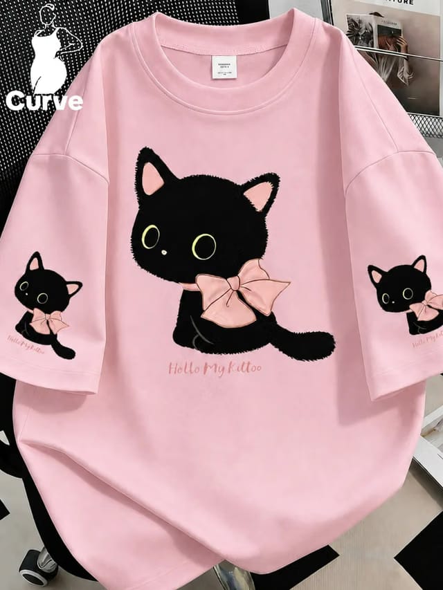 Women's Plus Size Pullover T-Shirt