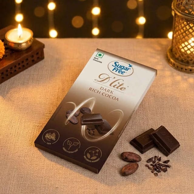 Sugar Free D'lite Rich Cocoa Dark Chocolate Bar
