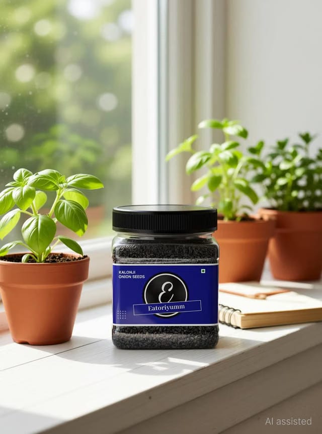 Eatoriyumm Kalonji Seeds (Black Cumin) Nigella Seed