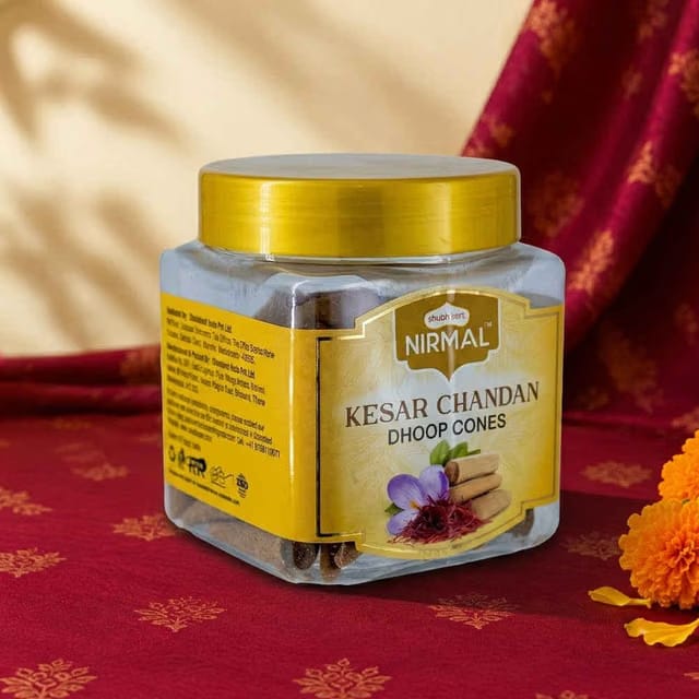 Nirmal Kesar Chandan Dhoop Cone Container