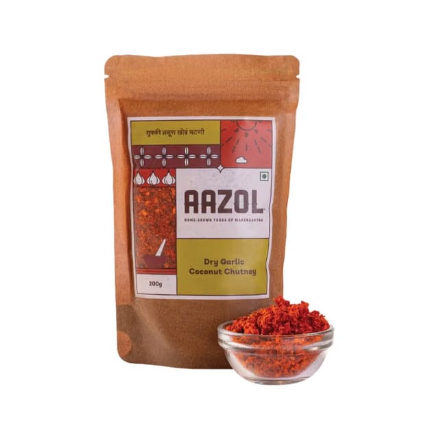Aazol Dry Garlic Coconut / Vada Pav Chutney