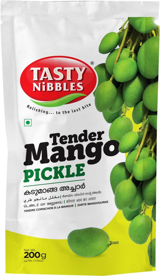 Tasty Nibbles Palakkadan Kadumanga Tender Mango Pickle 200g Mango, Red Chilli Pickle