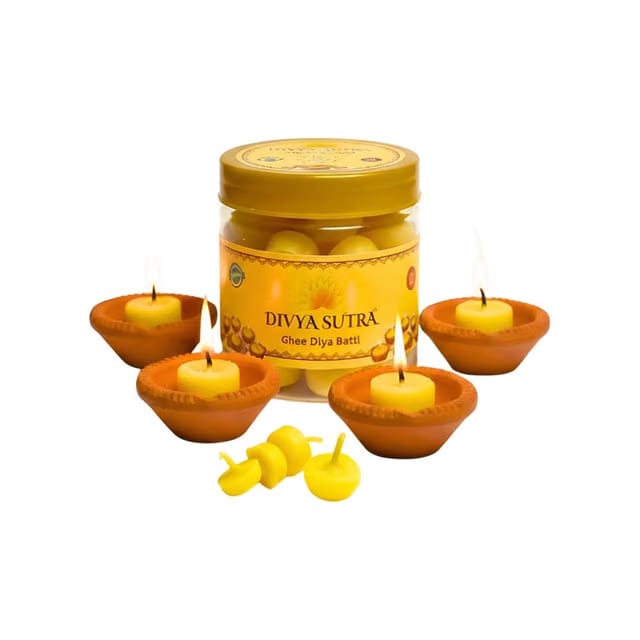 Cotton Smokeless Cow Ghee Diya Batti