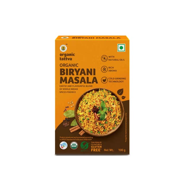 Organic Tattva Biryani Masala