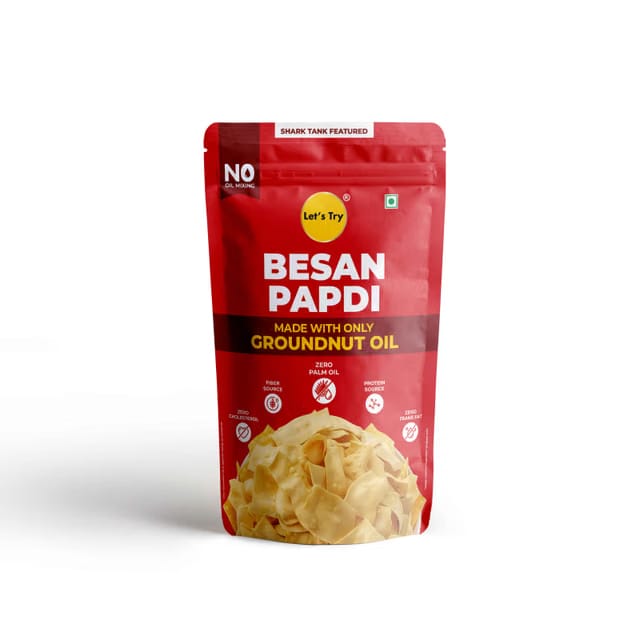 Let's Try Besan Papdi