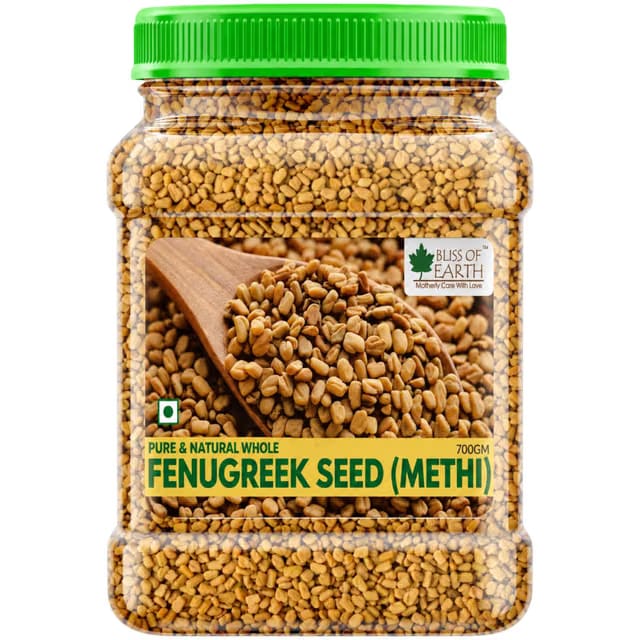 Bliss of Earth 700GM Fenugreek Seed Whole, Sabut Methi Dana