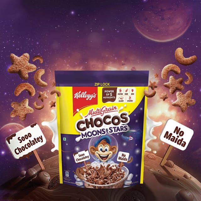 Kellogg's Multigrain Chocos Moons & Stars