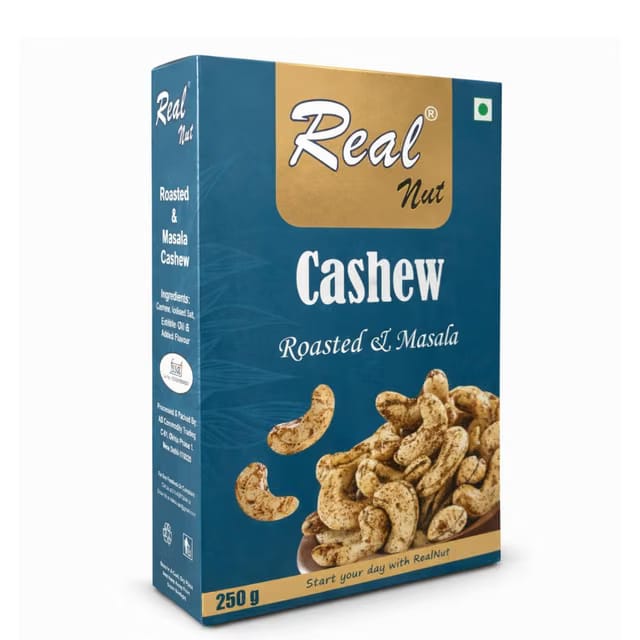 RealNut Roasted Masala Cashew Nuts W240