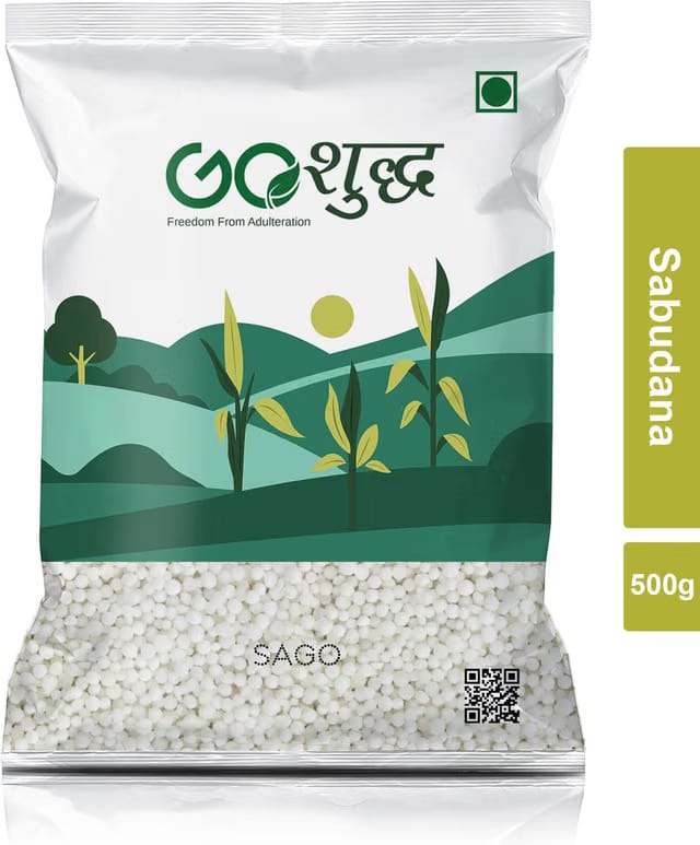 Goshudh Premium quality Sabudana/Sago 500g Sago