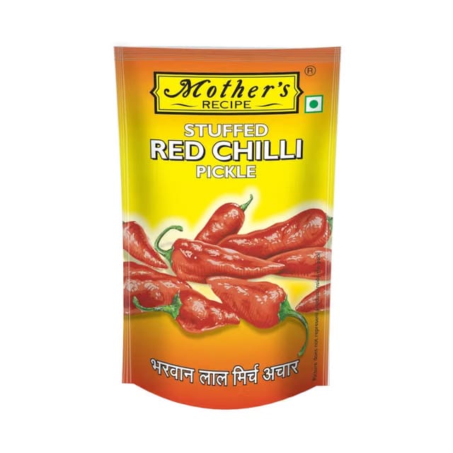 Mother's RECIPE Stuffed Red Chilli Pickle Pouch
