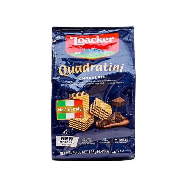 Loacker Quadratini Chocolate Wafers