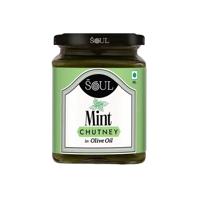 ADF Soul Mint Chutney Made in 100% Olive Oil