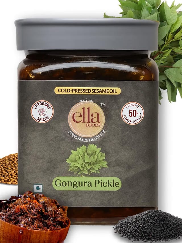 Ella Spices Gongura Pickle - Authentic Andhra Style