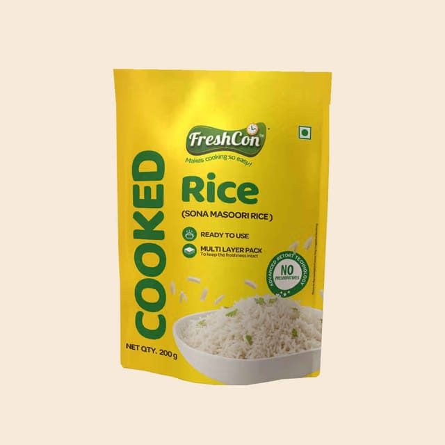 Freshcon Cooked Sona Masoori Rice