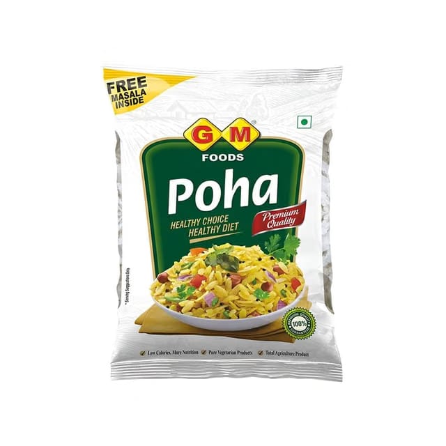 GM Foods Poha - Free Masala Inside