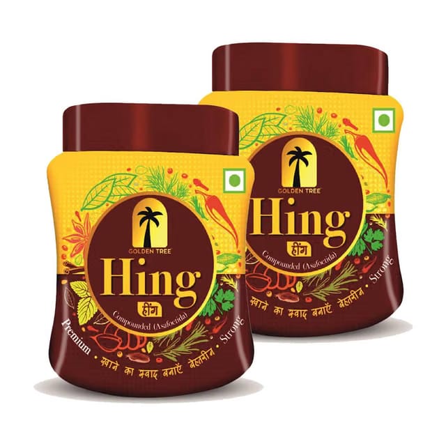 Golden Tree Premium Compounded Hing |Strong Asafoetida