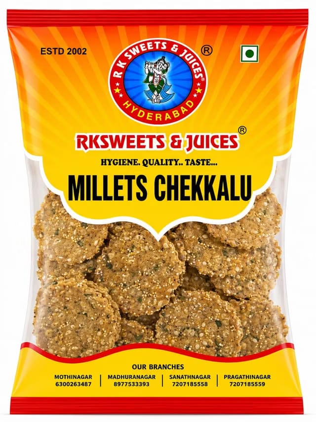 RK Sweets & Juices Millets Chekkalu