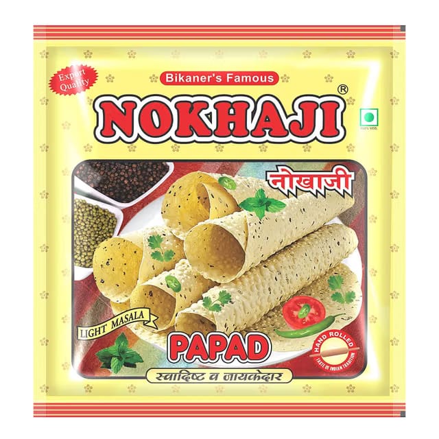 Nokhaji Homemade Light Masala Papad