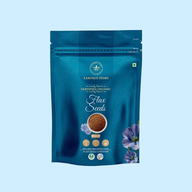 Earthen Story Organic Raw Flax Seeds
