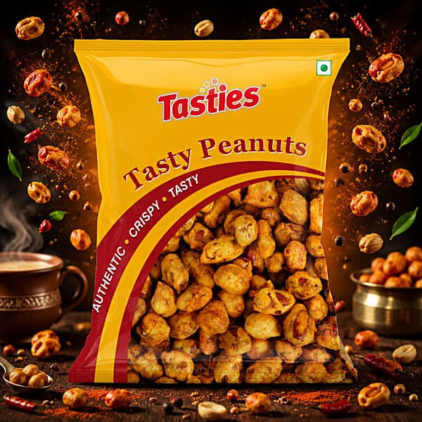 Tasties Tasty Peanuts - Spice Coated