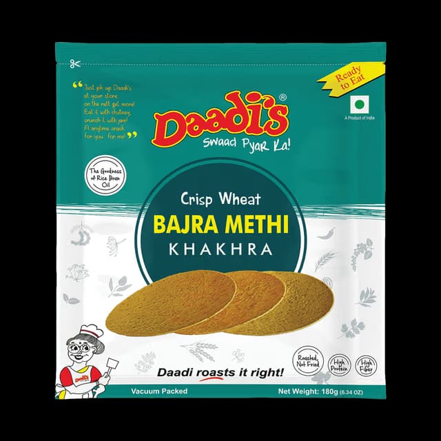 Daadi's Bajra Methi Khakhra