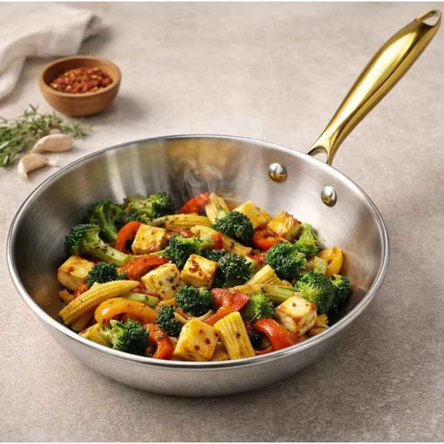 MontClaire Triply Stainless Steel Fry Pan