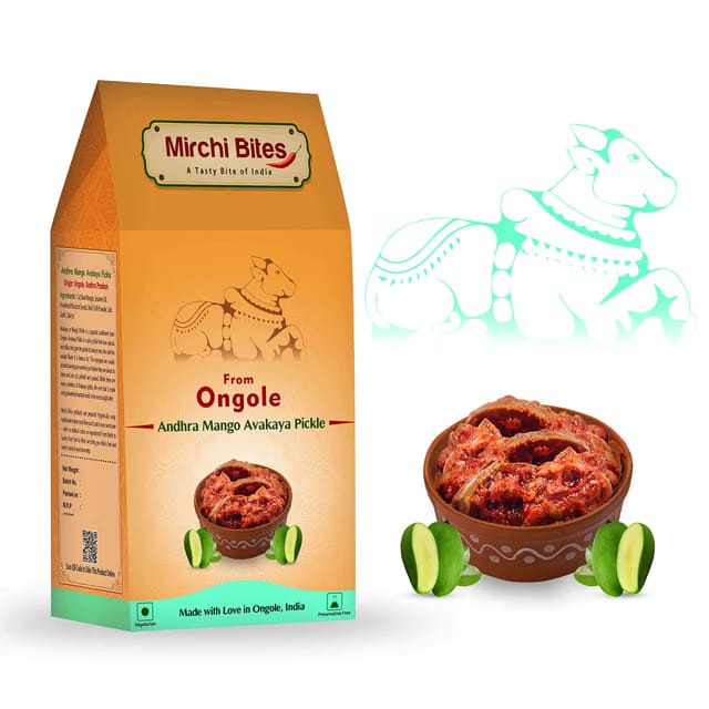 Mirchi Bites Ongole Andhra Mango Avakaya Pickle