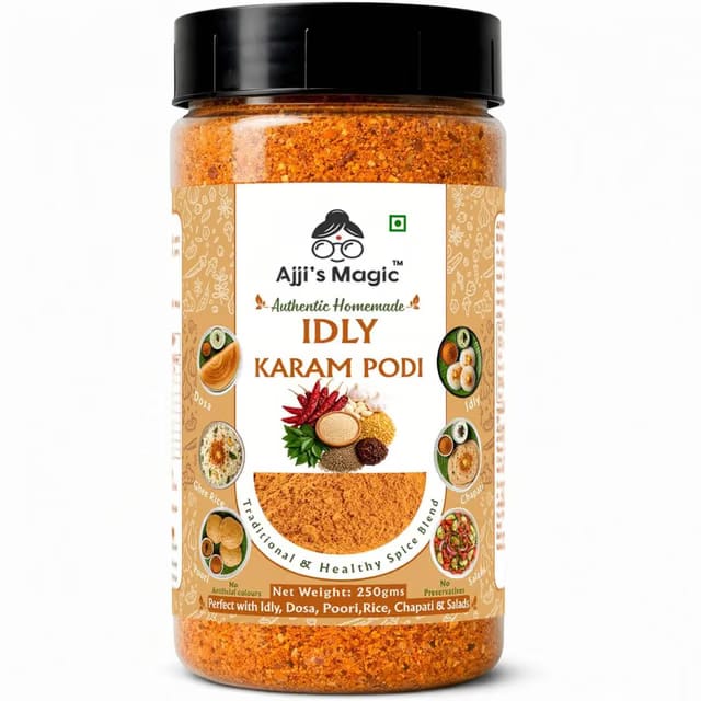 Ajjis nut magic Idly karam podi