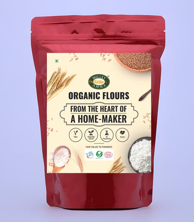 Millet Amma Organic Sprouted Ragi (Finger Millet) Flour Organic