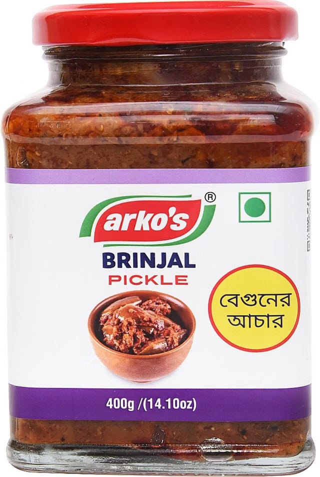ARKOS Homemade brinjal pickle 400gm Brinjal Pickle