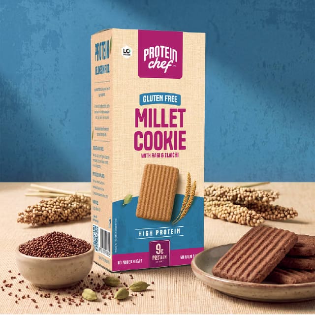 Lo Foods Gluten Free Ragi Oats Cookies (Sugar Free Biscuit,No Maida Millet)