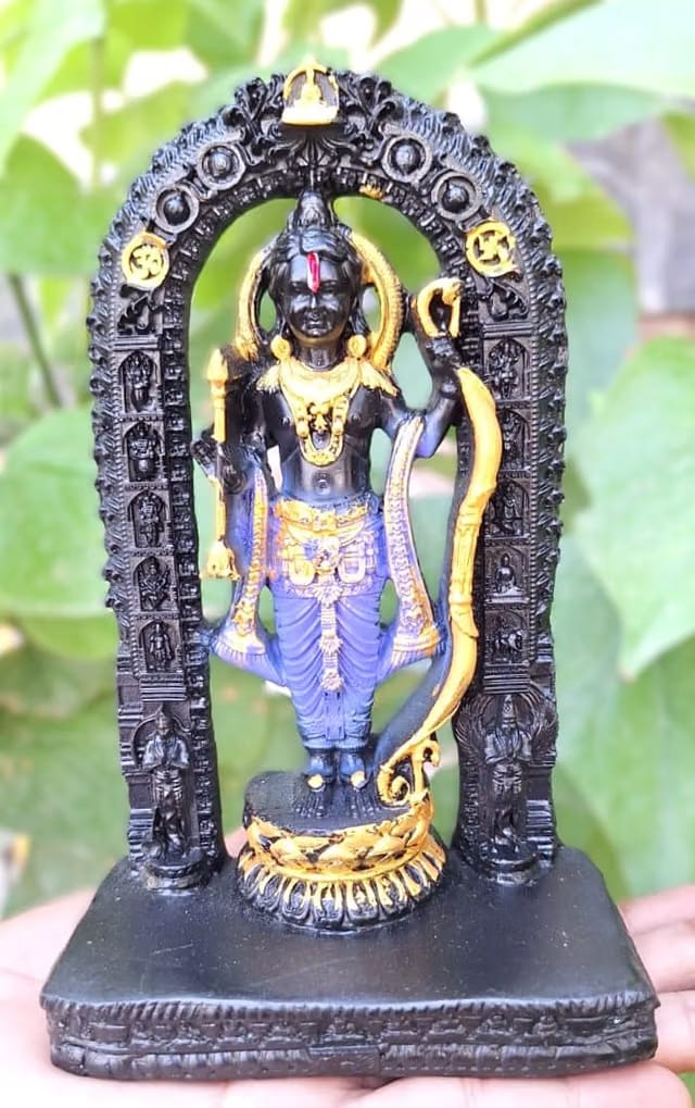 Polyresin Ram Lalla Idol Statue,Ram Lalla Murti Ram Mandir ayodhya,Gift Item,Pooja Room,Home and Office Decor