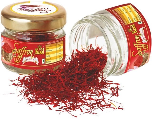 Mr.Kool Natural & Premium Kashmiri Kesar/ Saffron threads