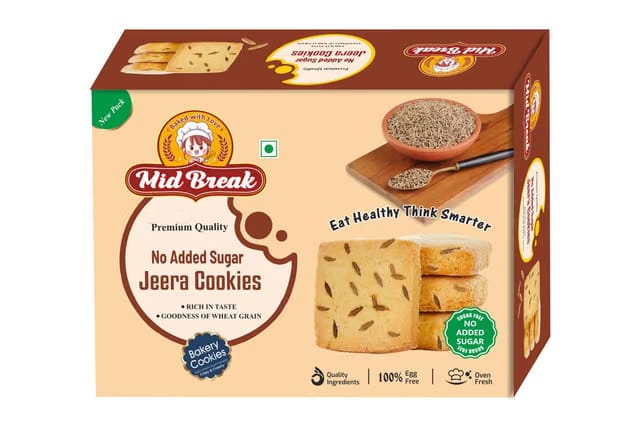 Mid Break No Added Sugar Jeera Biscuits