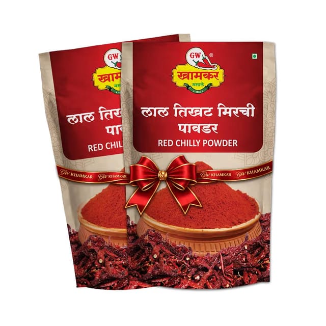 G W Khamkar Special Lal Tikhat Mirchi Powder,lal Tikha Mirch Powder, Red Chilli Powder, Guntur Chillies Sourced From