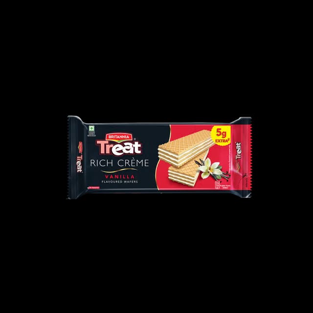 Britannia Treat Creme Vanilla Flavoured Wafer Biscuit